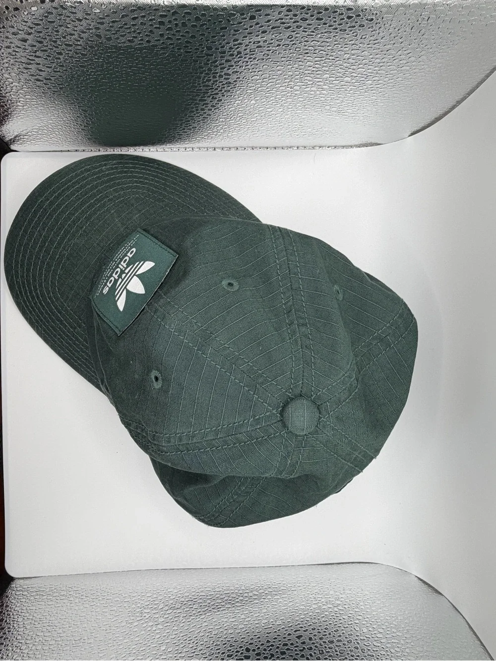 Adidas Originals Rewind Relaxed Adjustable Strapback Hat OS Trefoil Logo Green